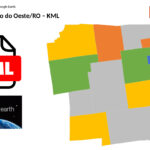 Bairros de Colorado do Oeste/RO em KML (Google Earth)