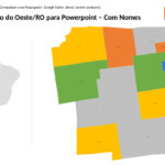 Bairros de Colorado do Oeste/RO em PowerPoint
