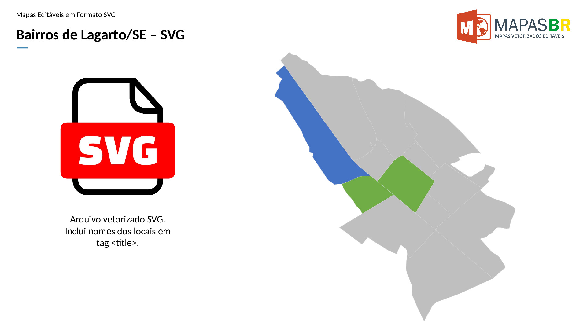 15546_svg-0 Bairros de Lagarto/SE em SVG - Imagem 1