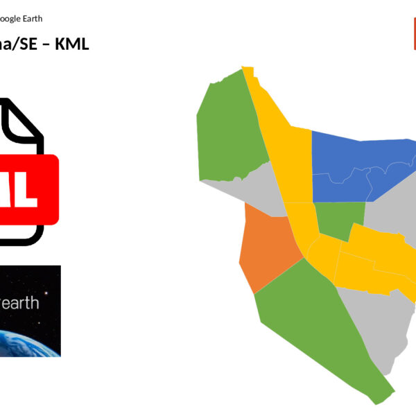 Bairros de Itabaiana/SE em KML (Google Earth)