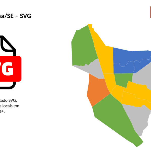 Bairros de Itabaiana/SE em SVG