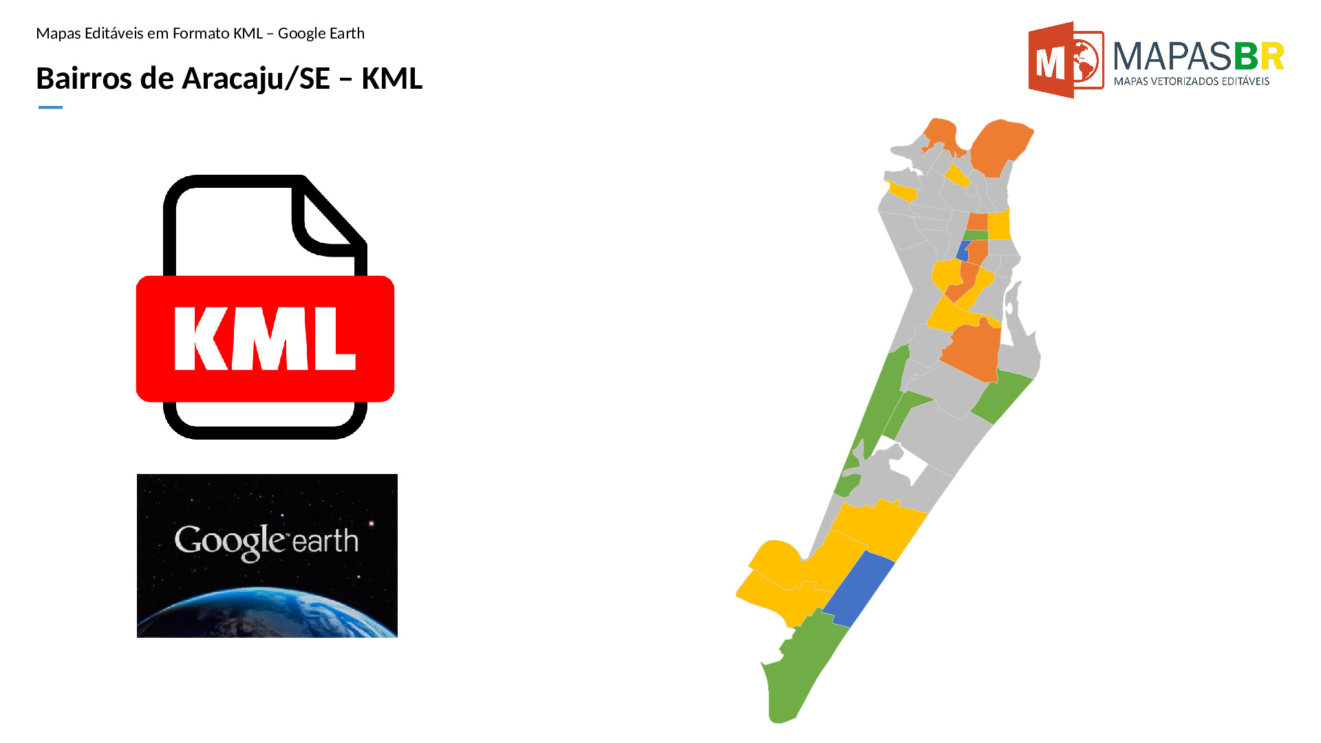 15552_kml-0 Bairros de Aracaju/SE em KML (Google Earth) - Imagem 1