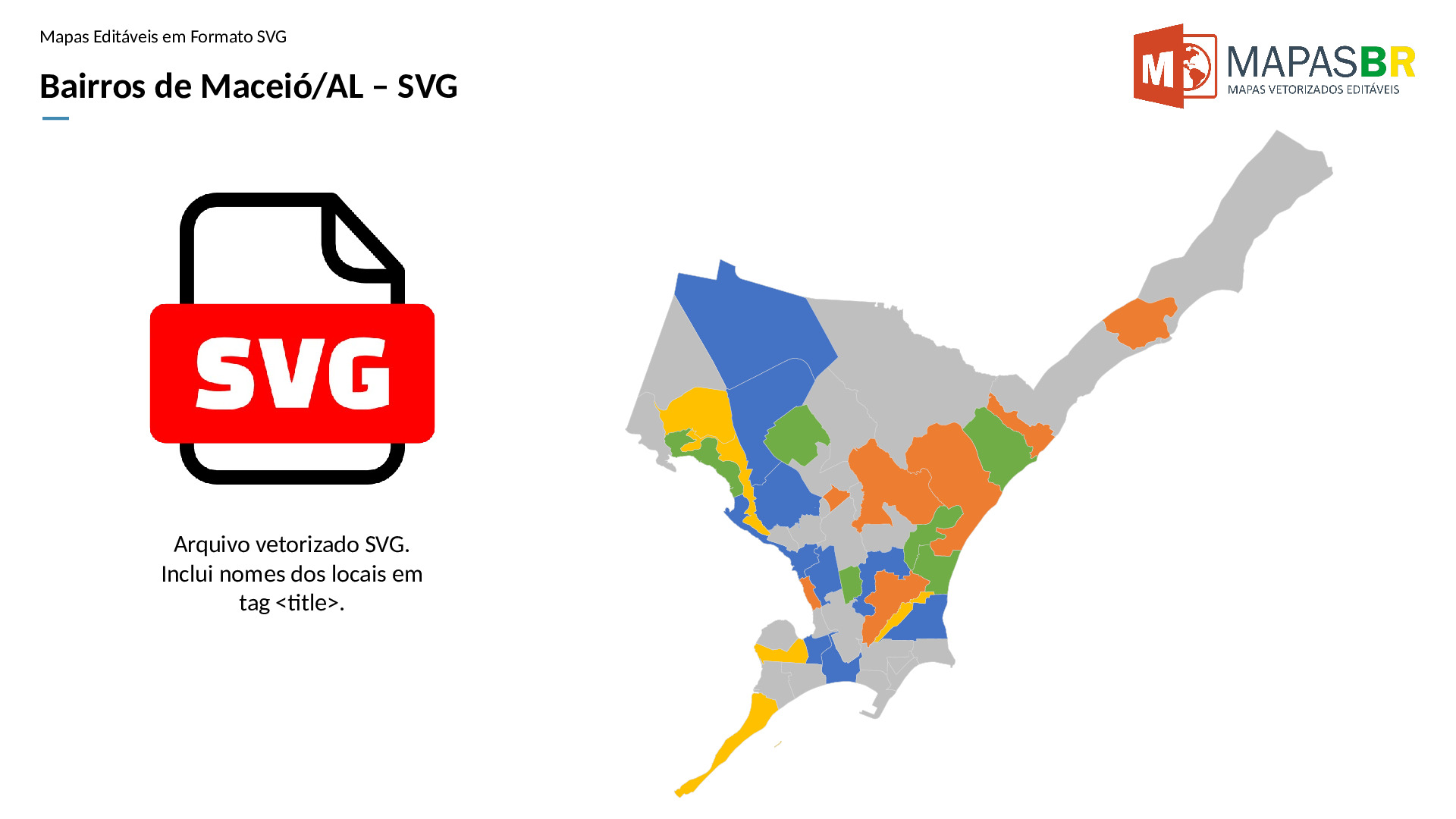 15562_svg-0 Bairros de Maceió/AL em SVG - Imagem 1
