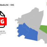 Bairros de Epitaciolândia/AC em SVG