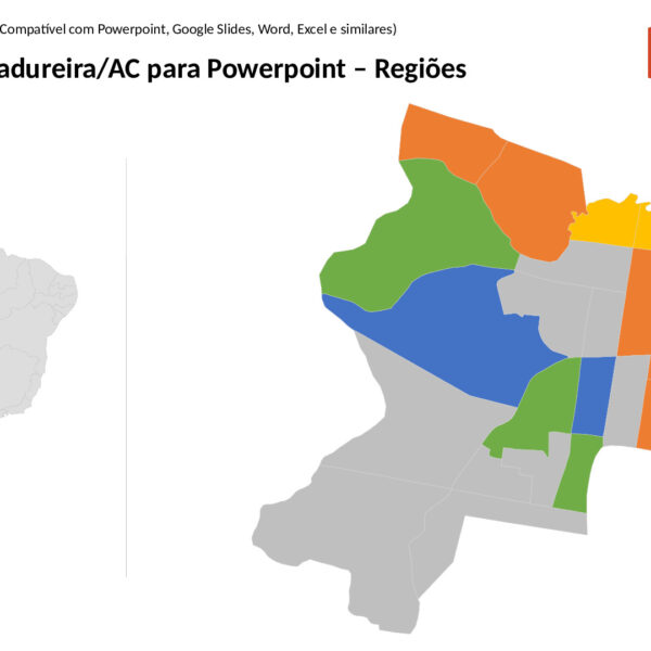 Bairros de Sena Madureira/AC em PowerPoint