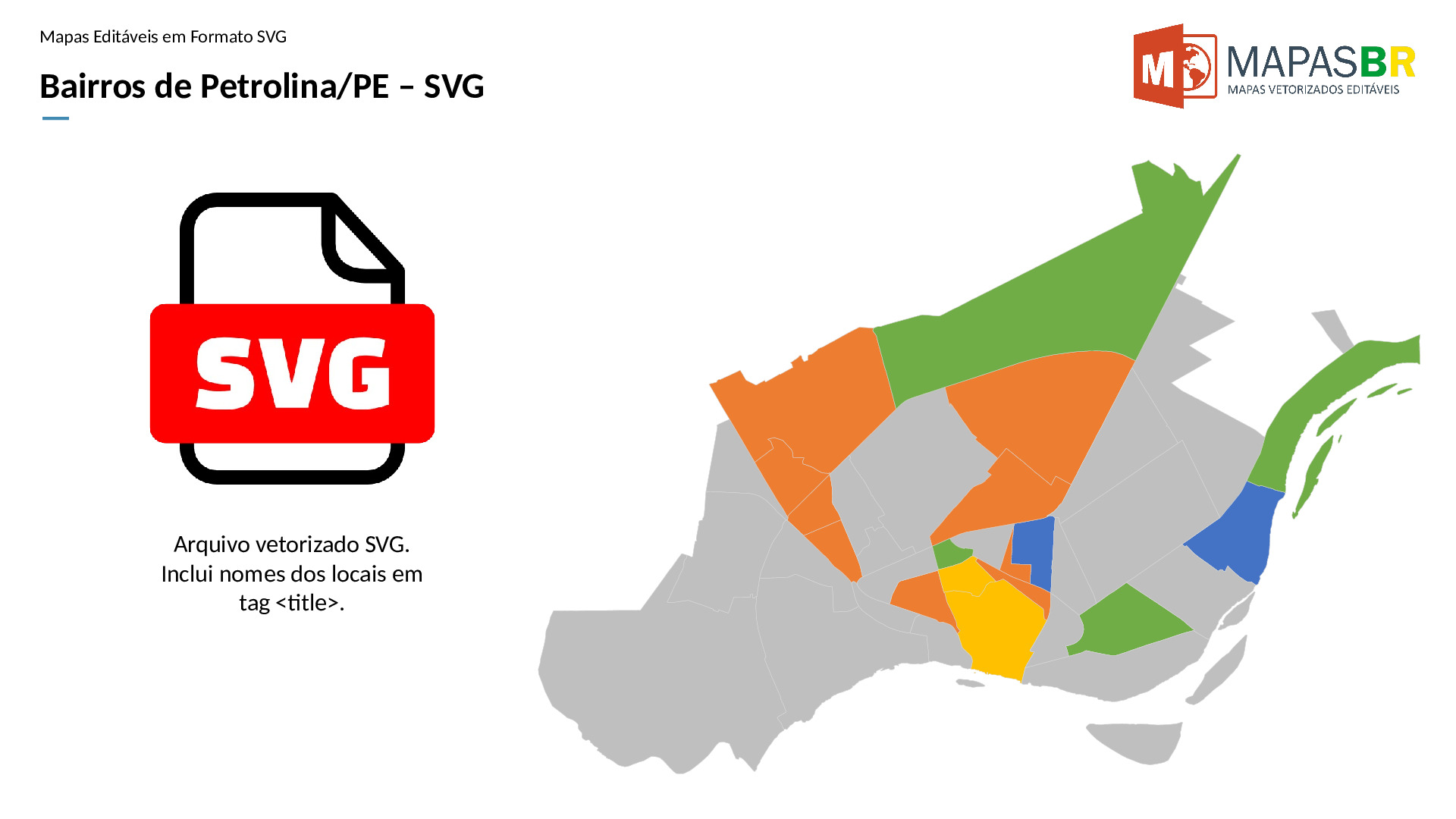 15742_svg-0 Bairros de Petrolina/PE em SVG - Imagem 1