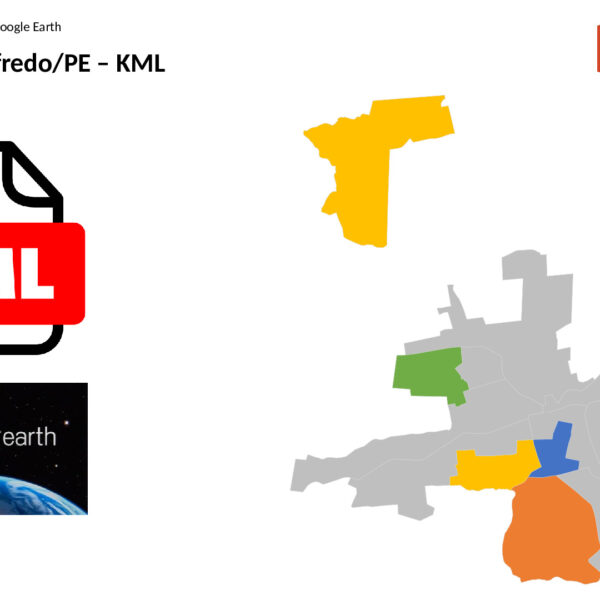 Bairros de João Alfredo/PE em KML (Google Earth)