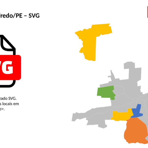 Bairros de João Alfredo/PE em SVG
