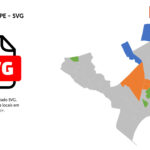 Bairros de Olinda/PE em SVG