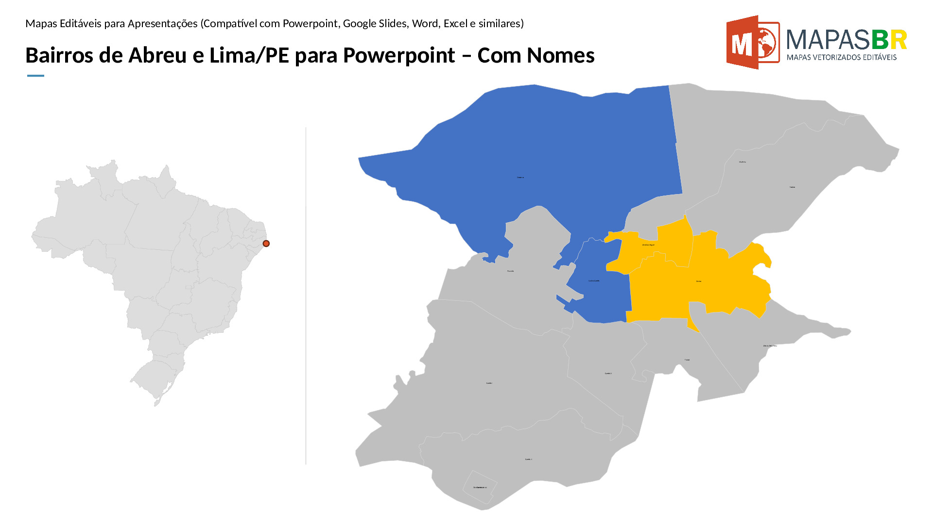 15772_ppt-1 Bairros de Abreu e Lima/PE em PowerPoint - Imagem 1