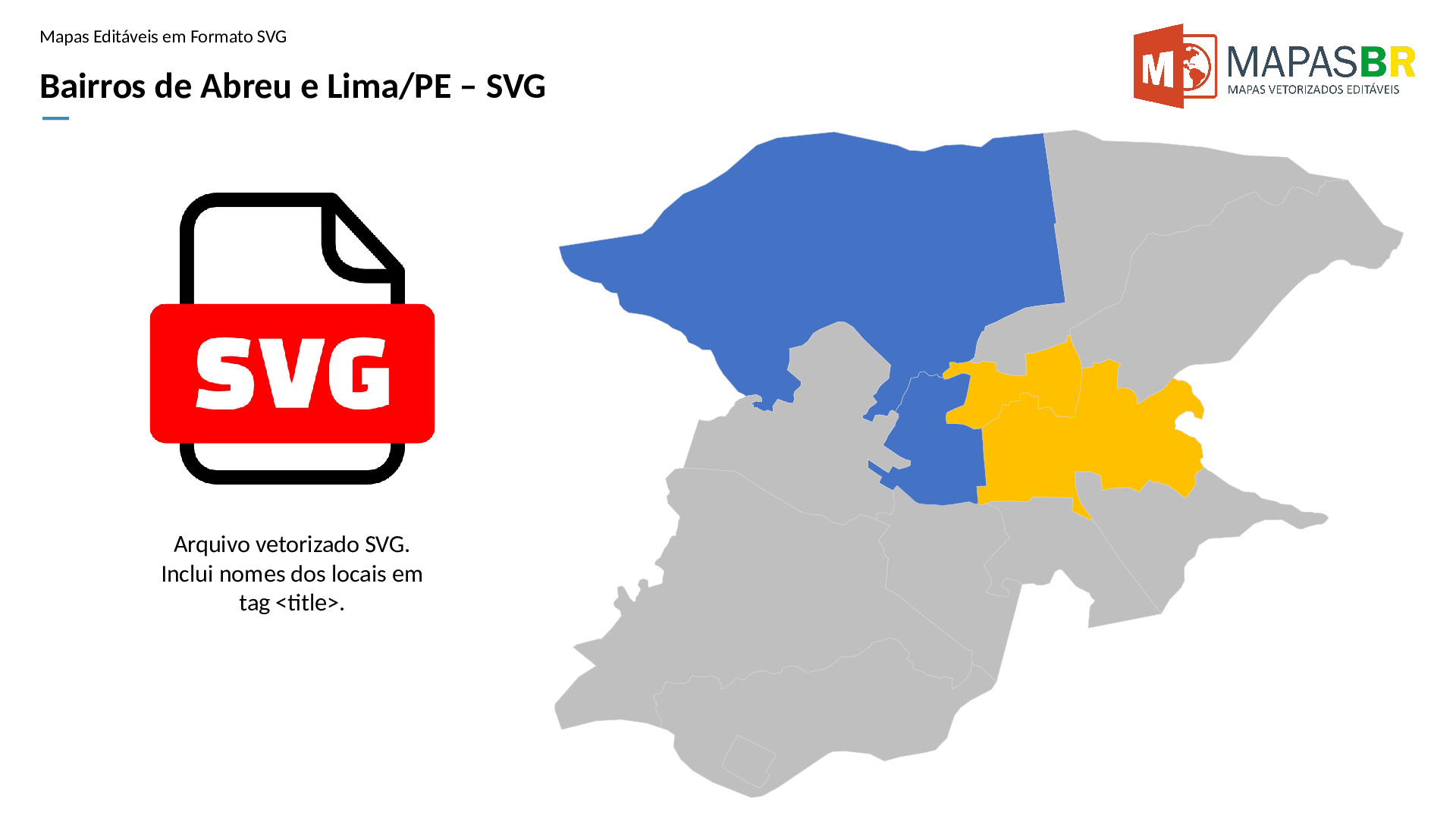 15772_svg-0 Bairros de Abreu e Lima/PE em SVG - Imagem 1