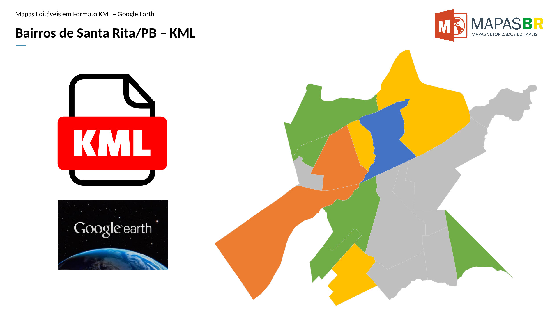 15941_kml-0 Bairros de Santa Rita/PB em KML (Google Earth) - Imagem 1