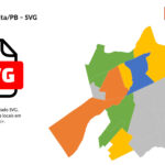 Bairros de Santa Rita/PB em SVG
