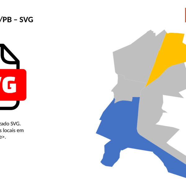 Bairros de Pombal/PB em SVG