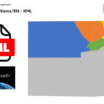 Bairros de Currais Novos/RN em KML (Google Earth)