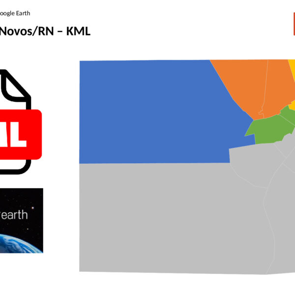 Bairros de Currais Novos/RN em KML (Google Earth)