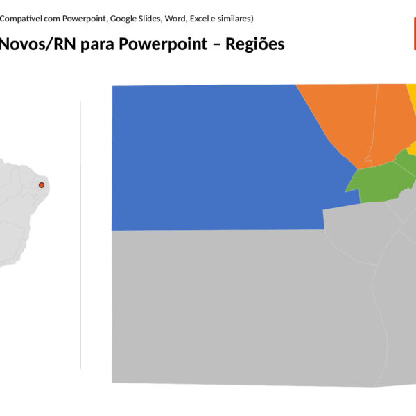 Bairros de Currais Novos/RN em PowerPoint