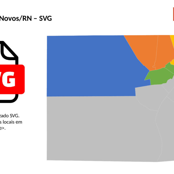 Bairros de Currais Novos/RN em SVG