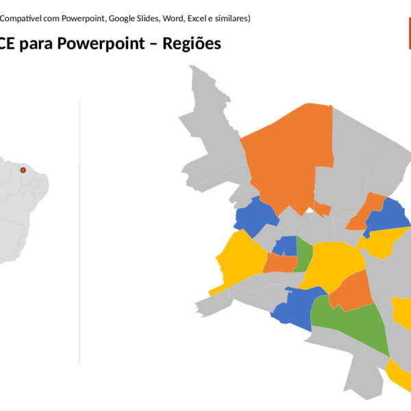 Bairros de Sobral/CE em PowerPoint