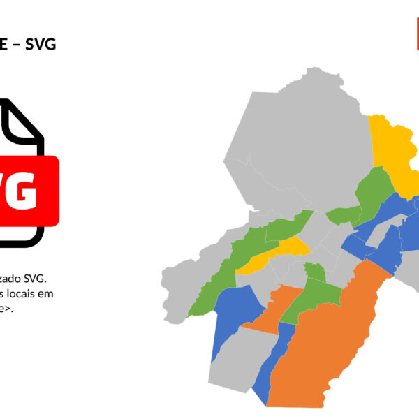 Bairros de Crato/CE em SVG