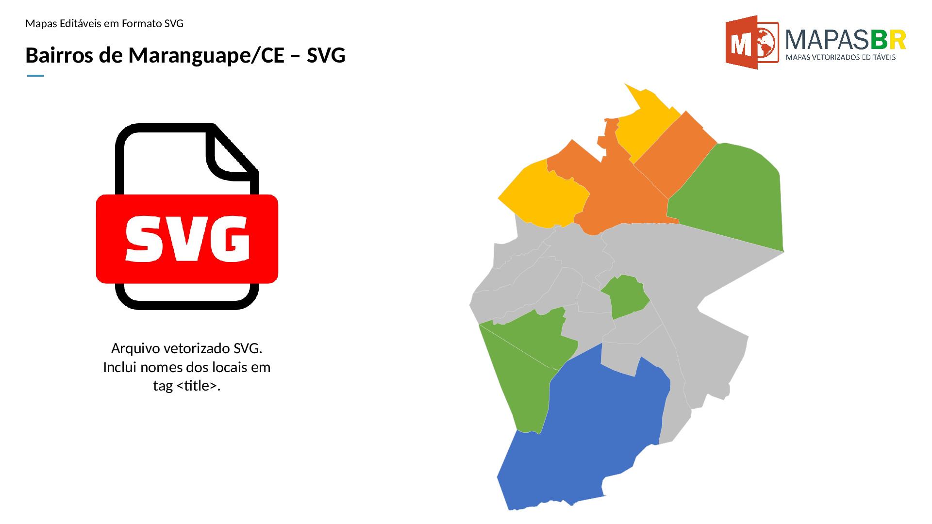 16043_svg-0 Bairros de Maranguape/CE em SVG - Imagem 1
