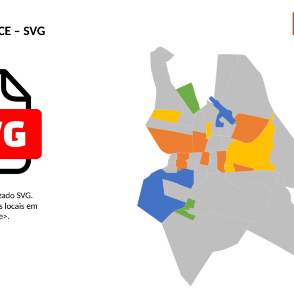 Bairros de Iguatu/CE em SVG
