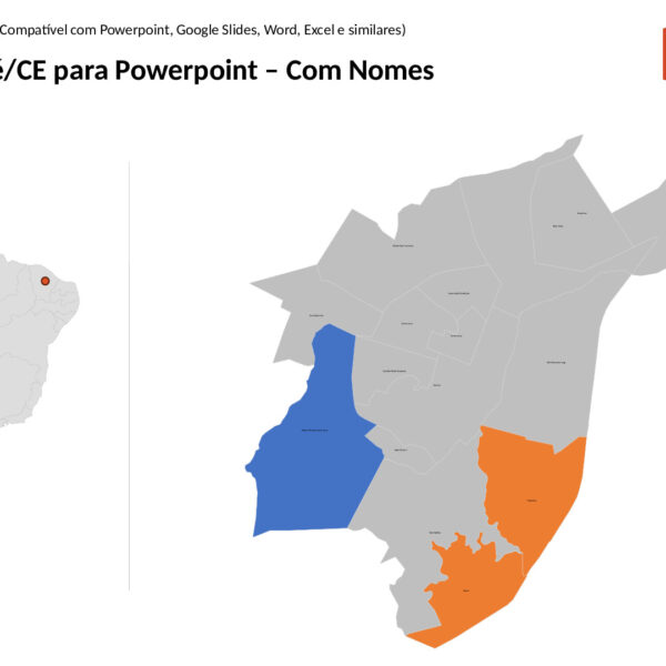 Bairros de Canindé/CE em PowerPoint