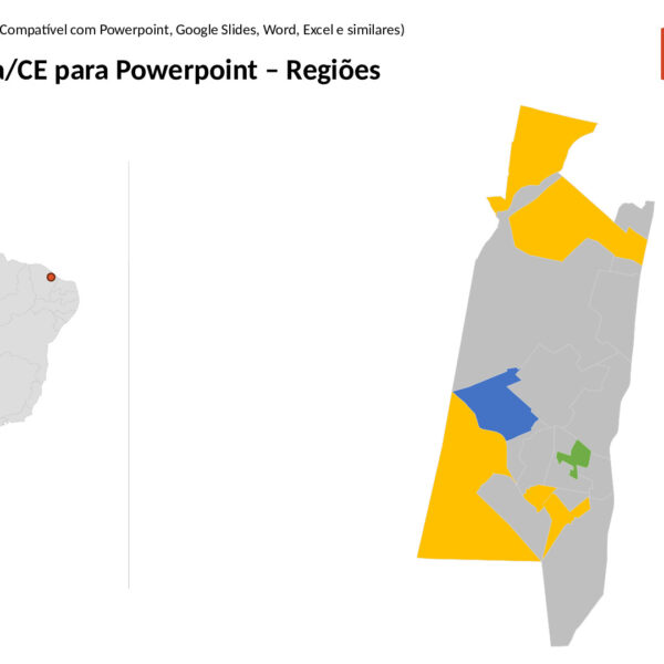 Bairros de Itaitinga/CE em PowerPoint