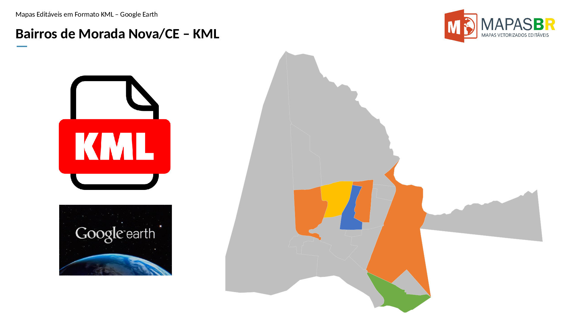 16062_kml-0 Bairros de Morada Nova/CE em KML (Google Earth) - Imagem 1