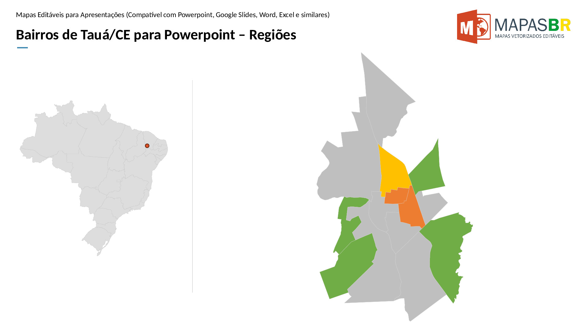 16064_ppt-0 Bairros de Tauá/CE em PowerPoint - Imagem 1