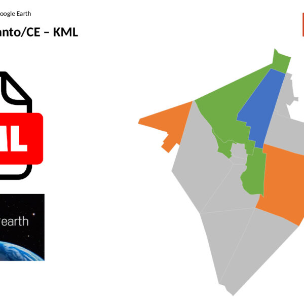 Bairros de Brejo Santo/CE em KML (Google Earth)