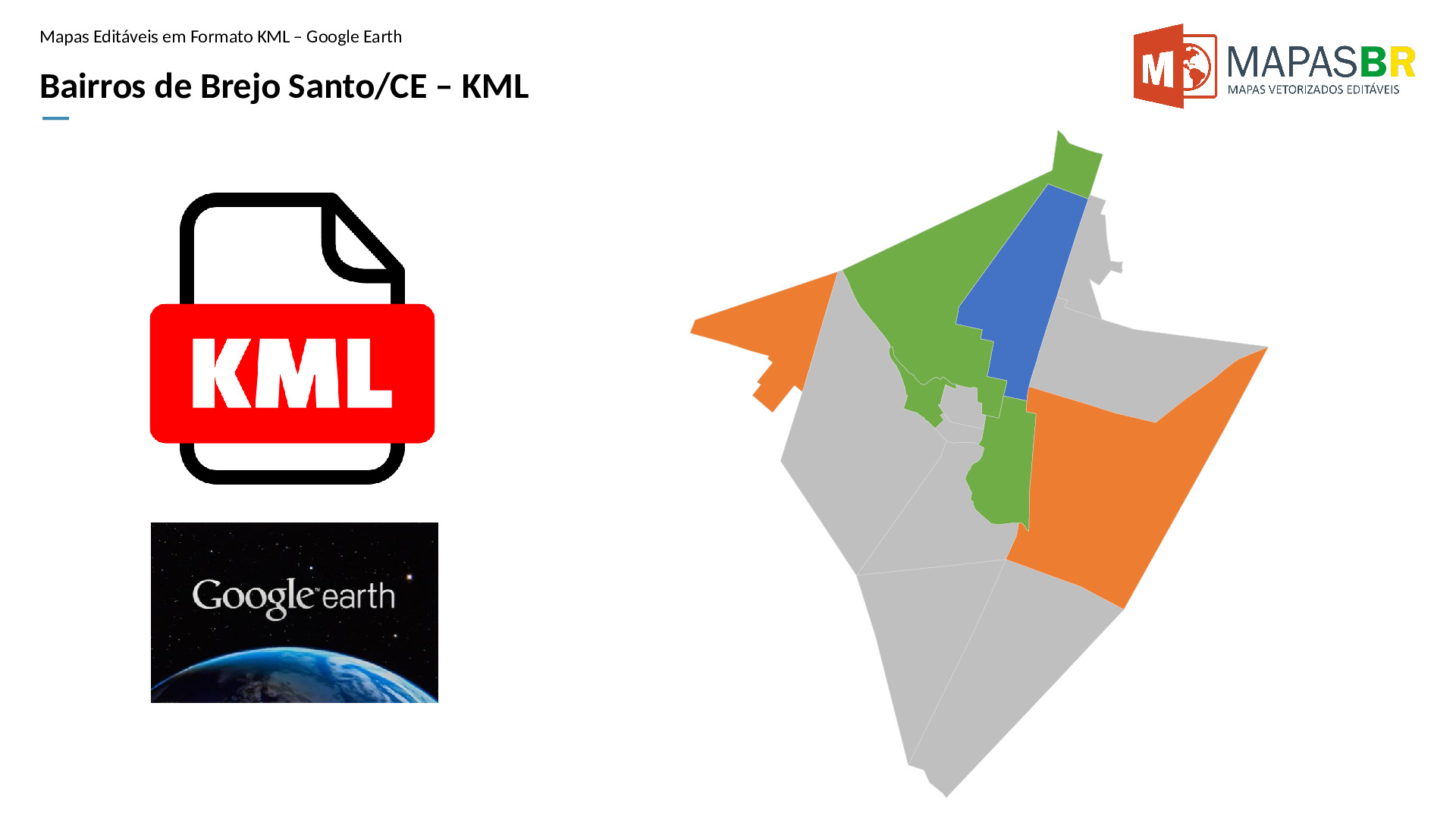 16068_kml-0 Bairros de Brejo Santo/CE em KML (Google Earth) - Imagem 1