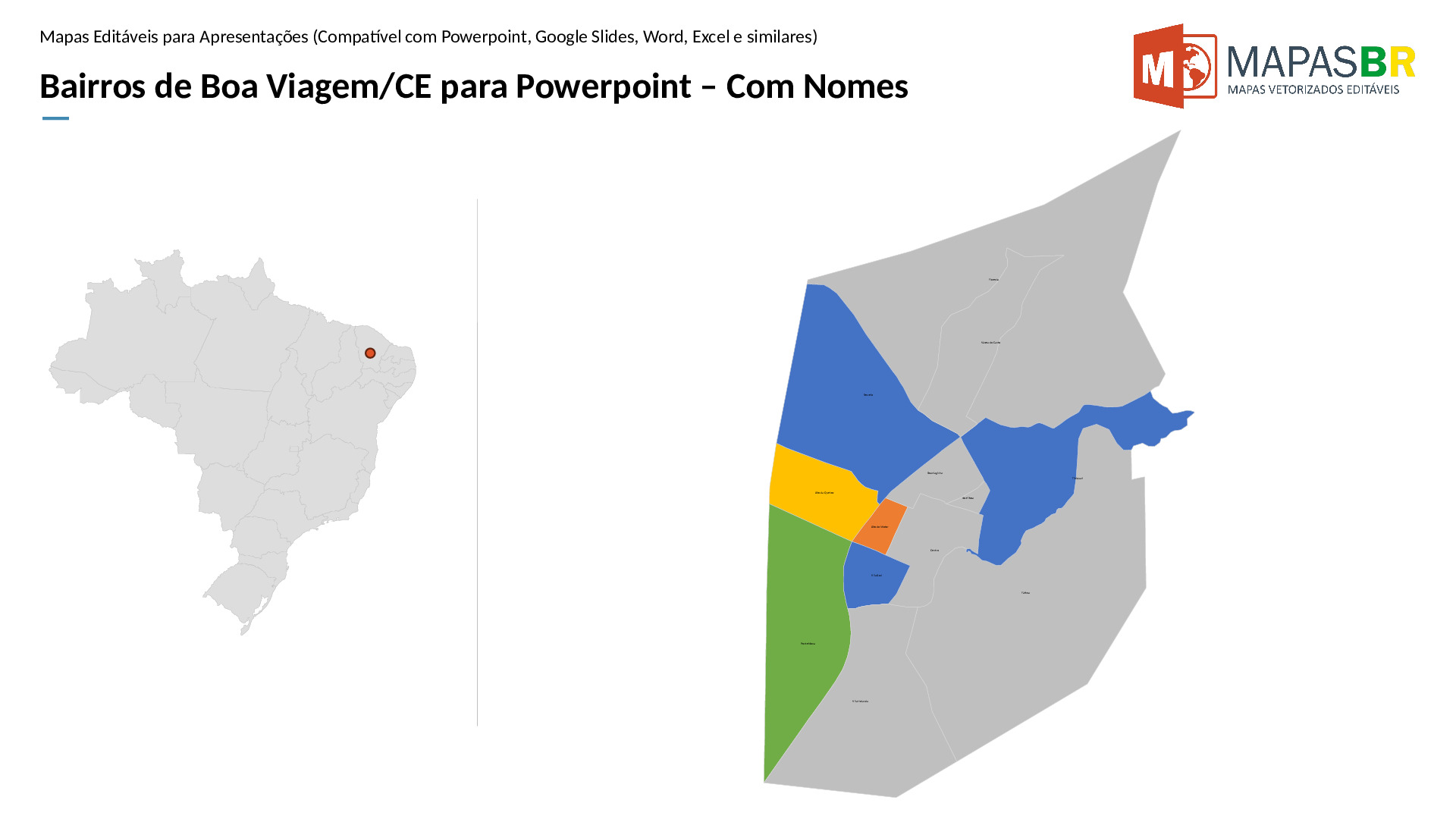 16070_ppt-1 Bairros de Boa Viagem/CE em PowerPoint - Imagem 1