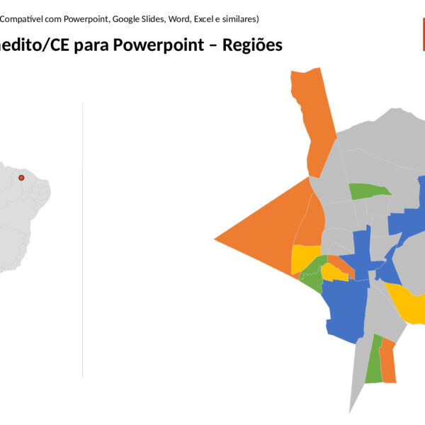 Bairros de São Benedito/CE em PowerPoint