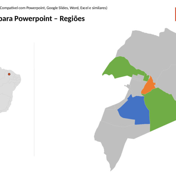 Bairros de Ipu/CE em PowerPoint