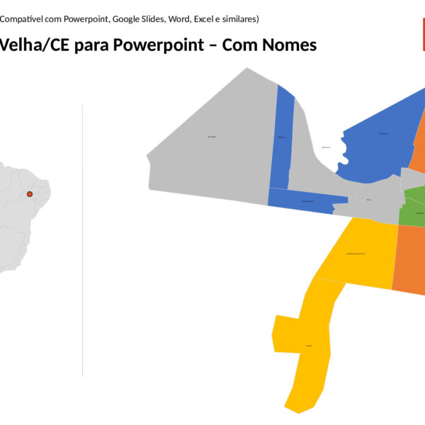 Bairros de Missão Velha/CE em PowerPoint