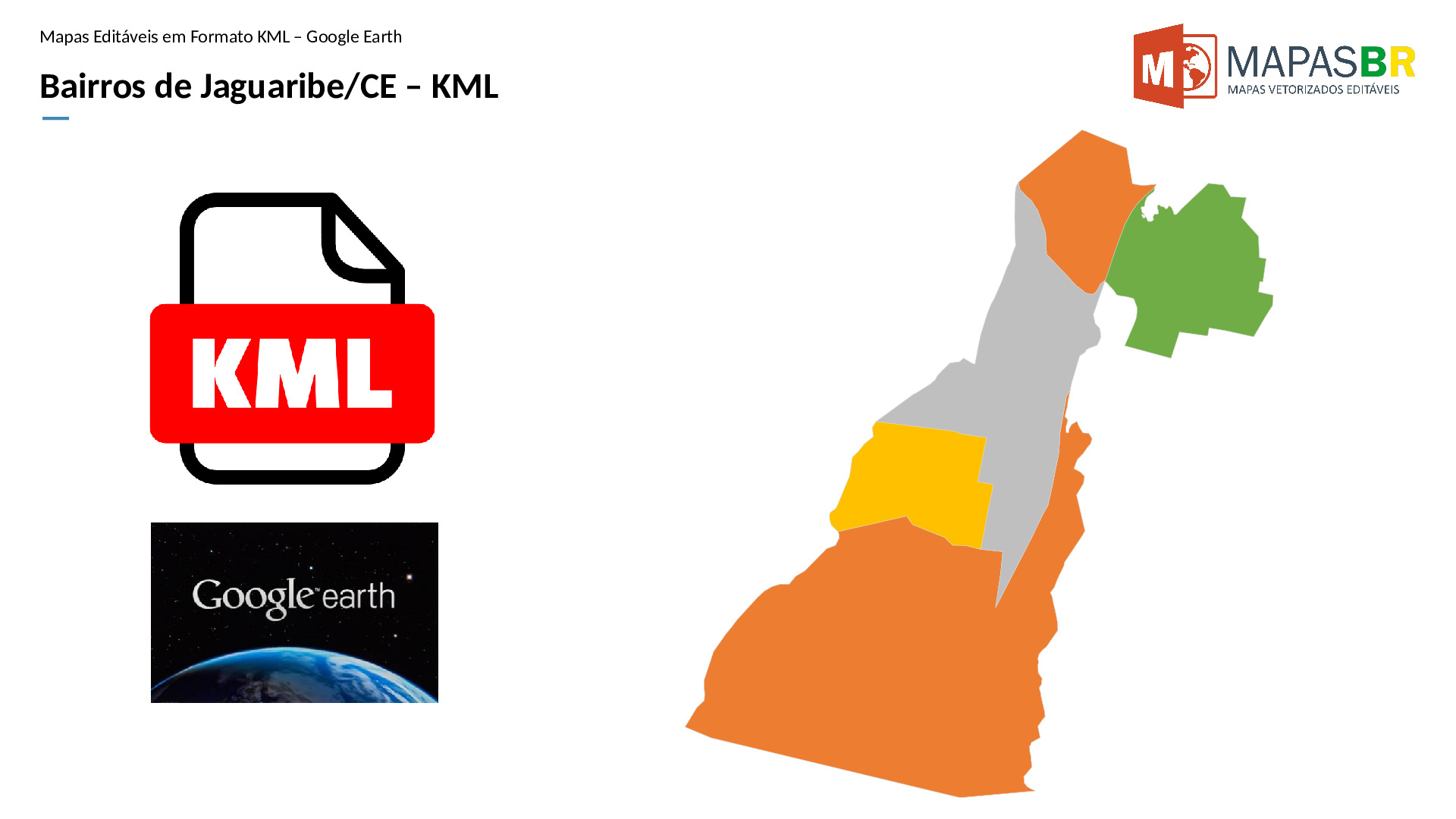 16092_kml-0 Bairros de Jaguaribe/CE em KML (Google Earth) - Imagem 1