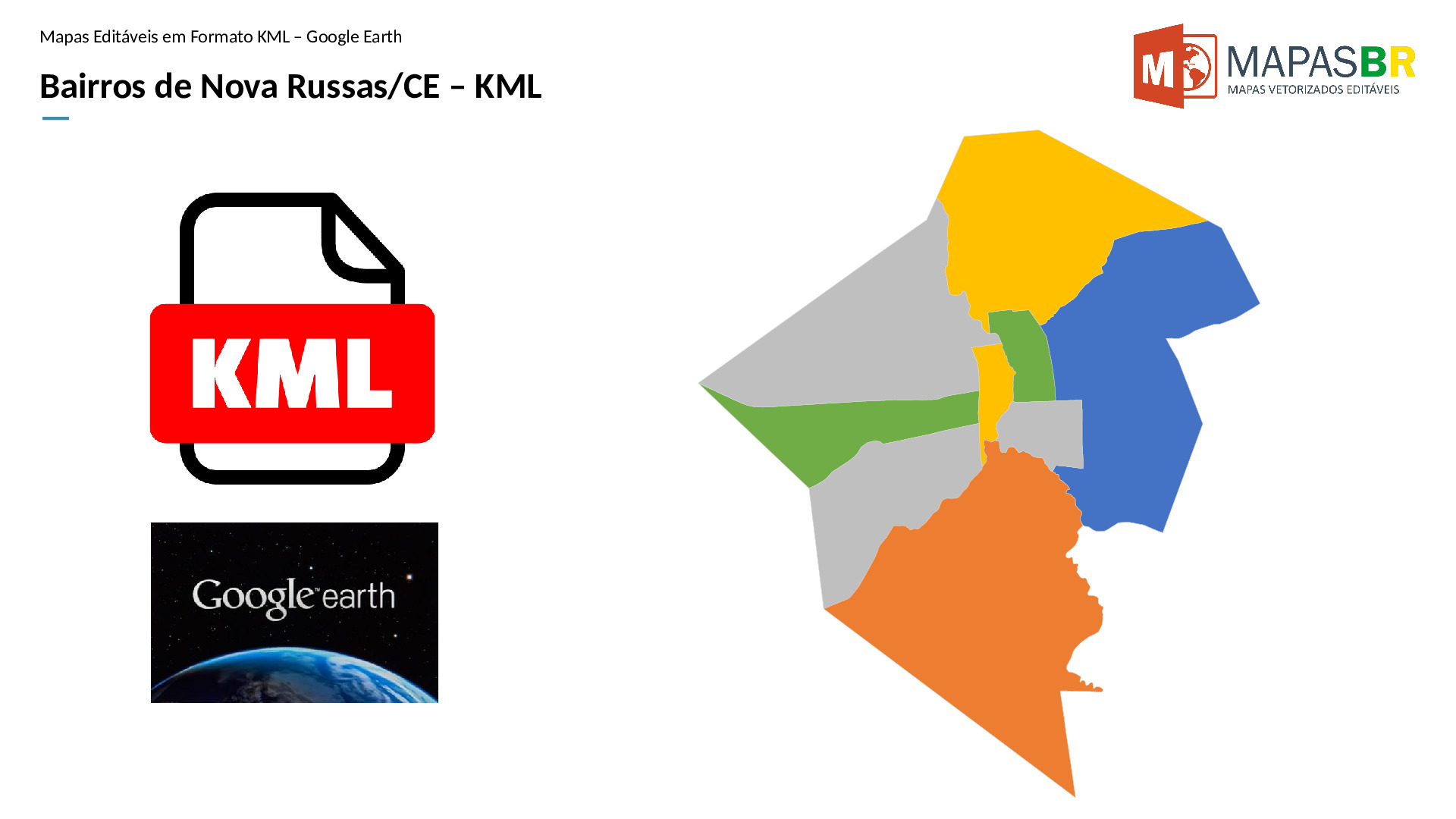 16096_kml-0 Bairros de Nova Russas/CE em KML (Google Earth) - Imagem 1