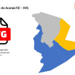 Bairros de Santana do Acaraú/CE em SVG