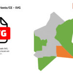 Bairros de Novo Oriente/CE em SVG