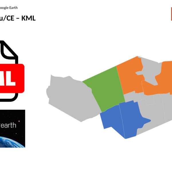 Bairros de Caririaçu/CE em KML (Google Earth)