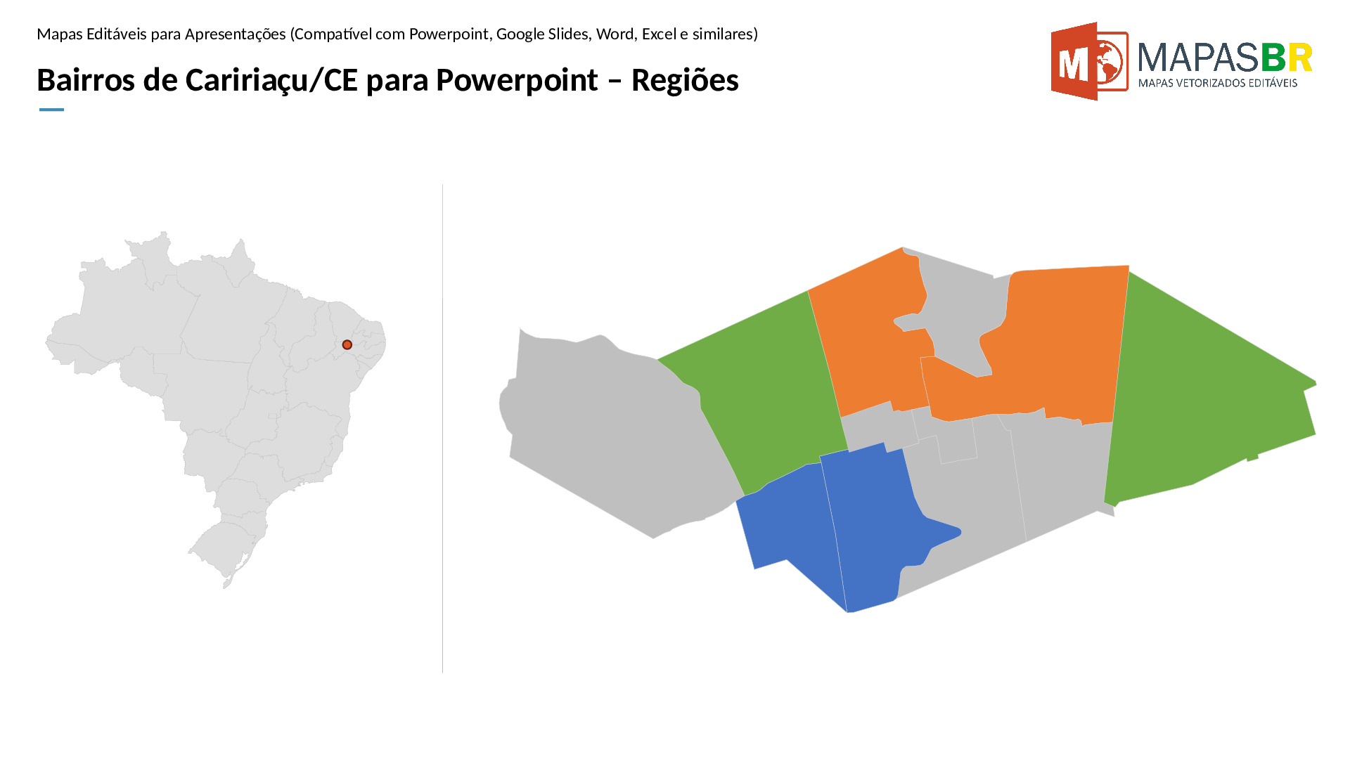 16104_ppt-0 Bairros de Caririaçu/CE em PowerPoint - Imagem 1