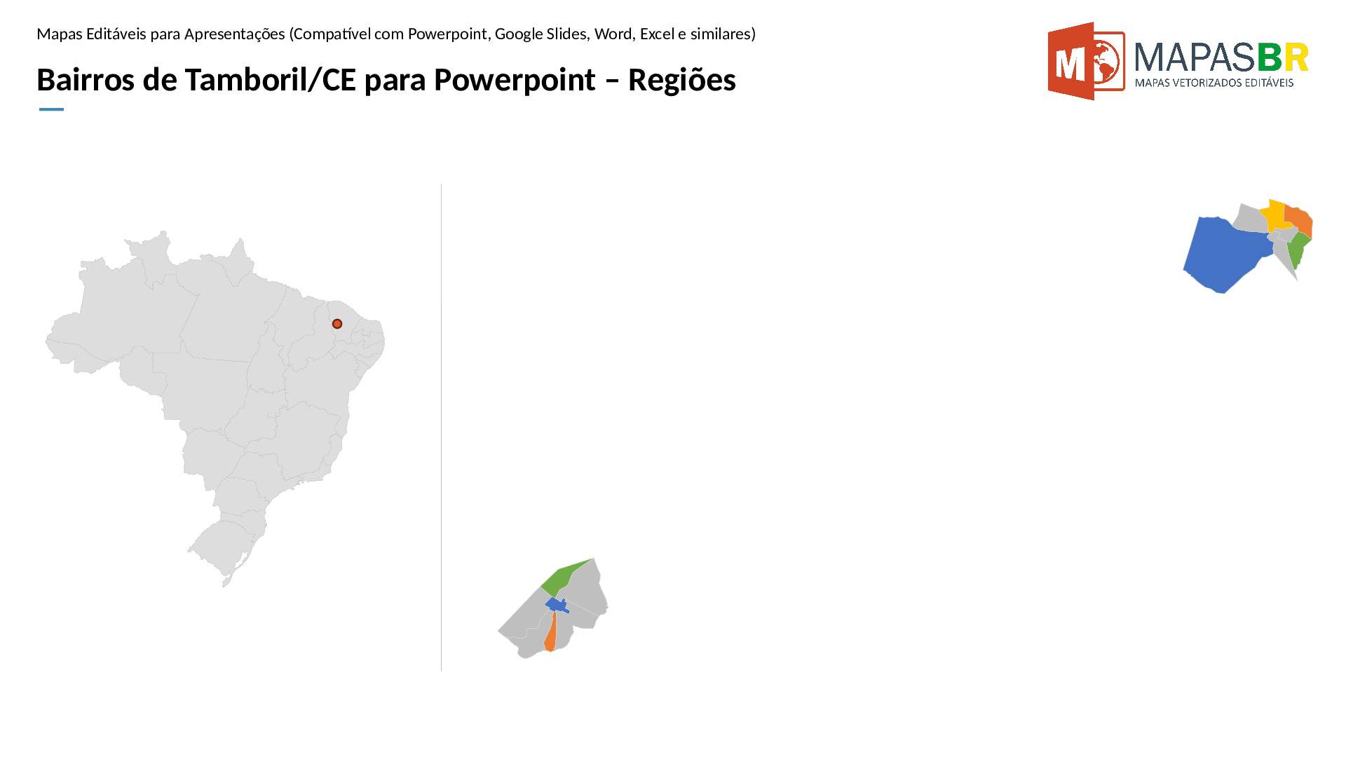 16110_ppt-0 Bairros de Tamboril/CE em PowerPoint - Imagem 1