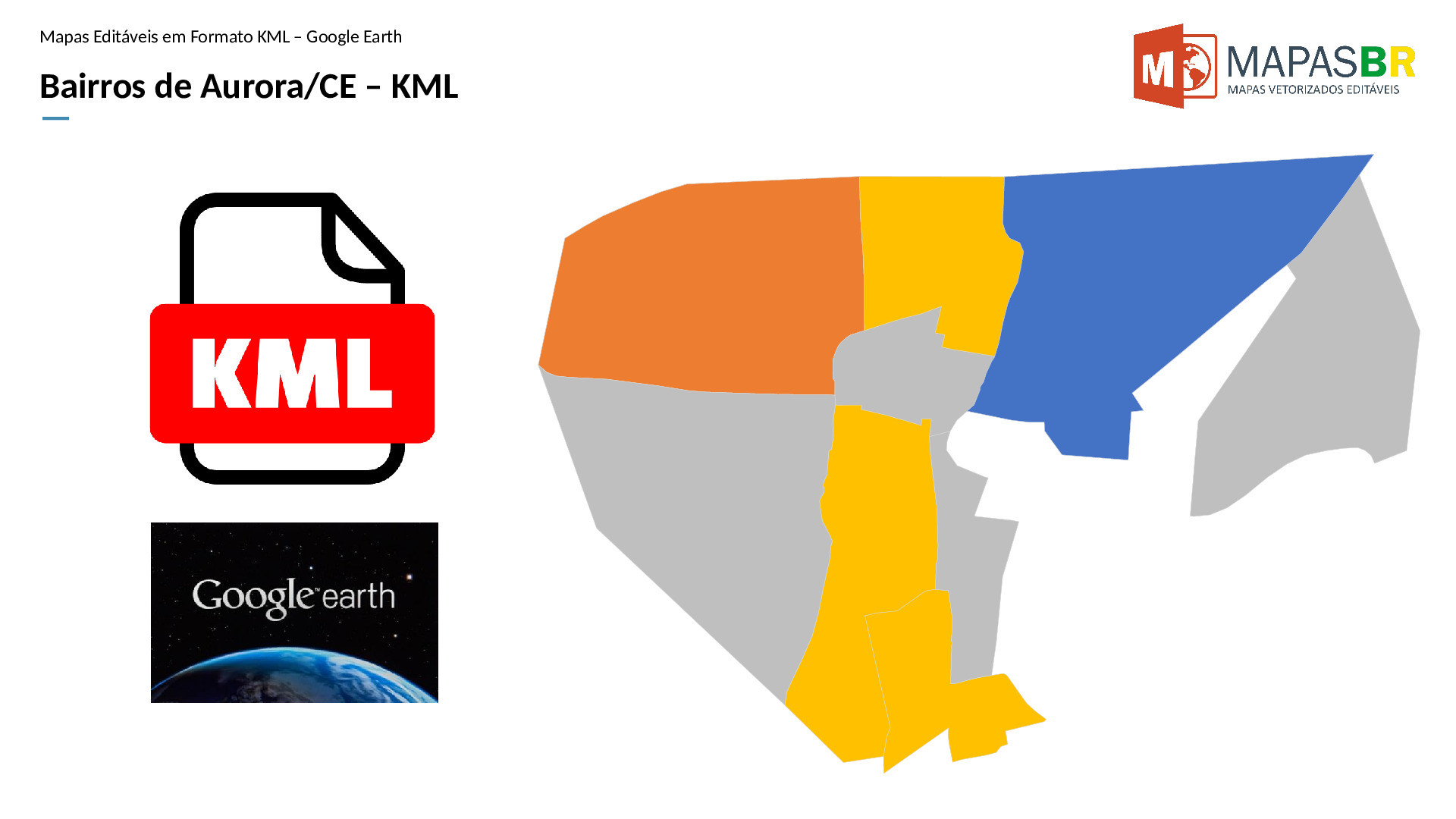 16116_kml-0 Bairros de Aurora/CE em KML (Google Earth) - Imagem 1