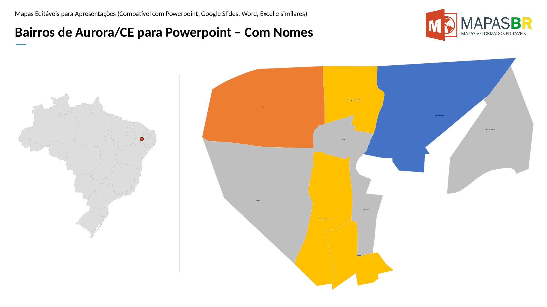 16116_ppt-1 Bairros de Aurora/CE em PowerPoint - Imagem 1