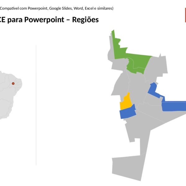 Bairros de Cedro/CE em PowerPoint