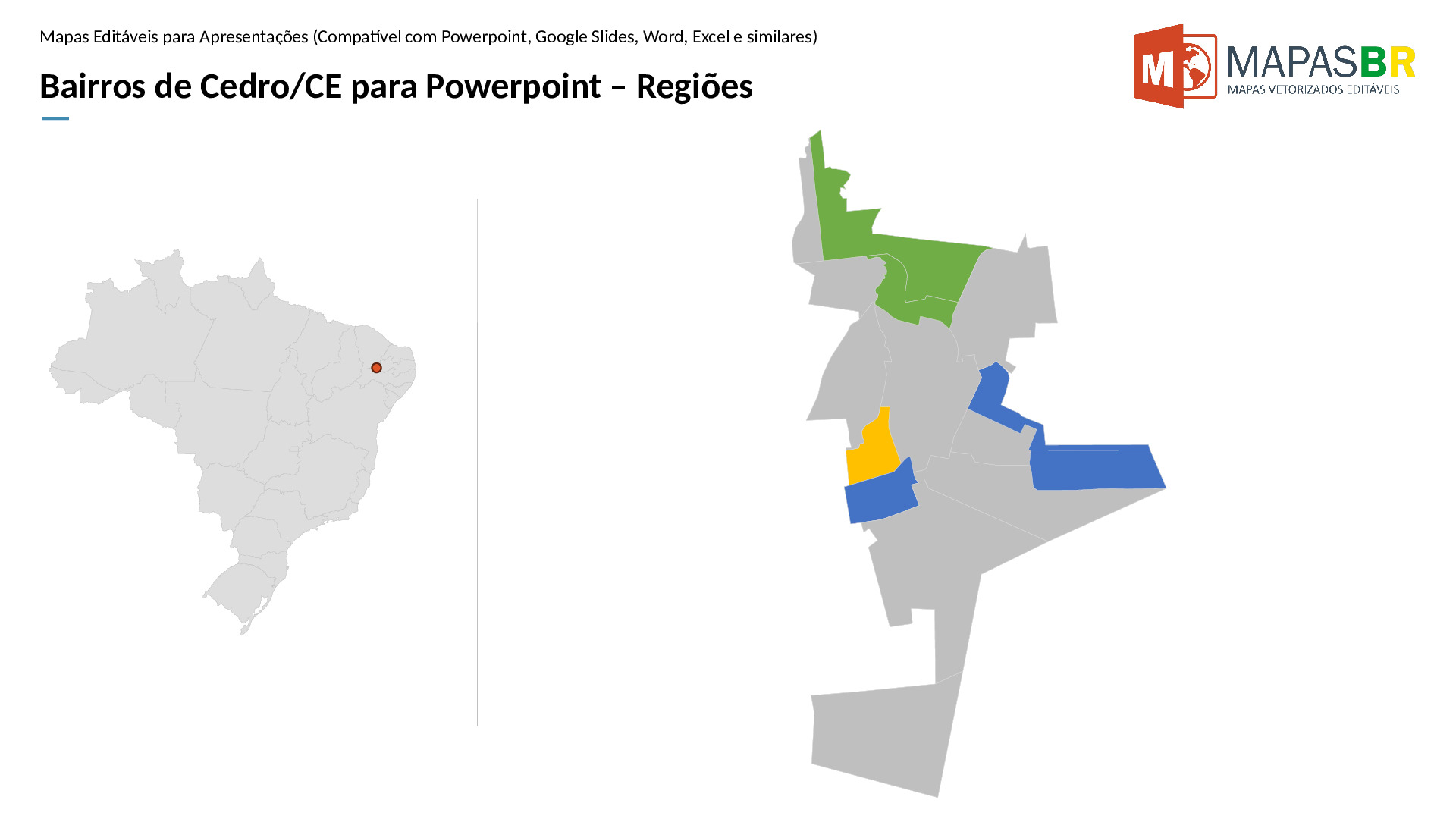 16118_ppt-0 Bairros de Cedro/CE em PowerPoint - Imagem 1