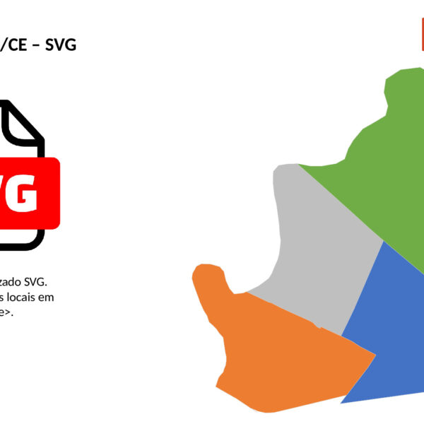 Bairros de Quixeré/CE em SVG