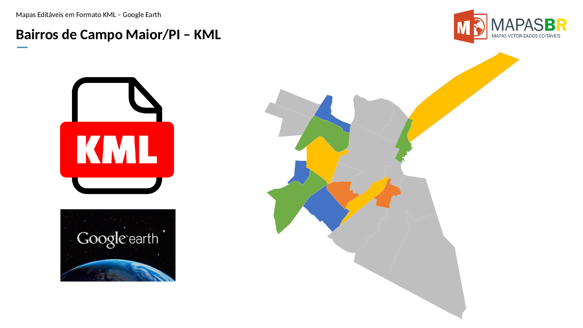 16614_kml-0 Bairros de Campo Maior/PI em KML (Google Earth) - Imagem 1