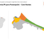 Bairros de Luís Correia/PI em PowerPoint